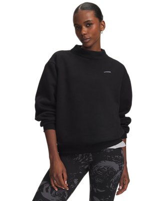 UA Icon Sama Fleece Mock Women's Long Sleeve