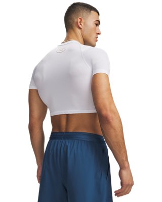 HeatGear® NEOLAST™ Men's Compression Crop Short Sleeve - Image 2